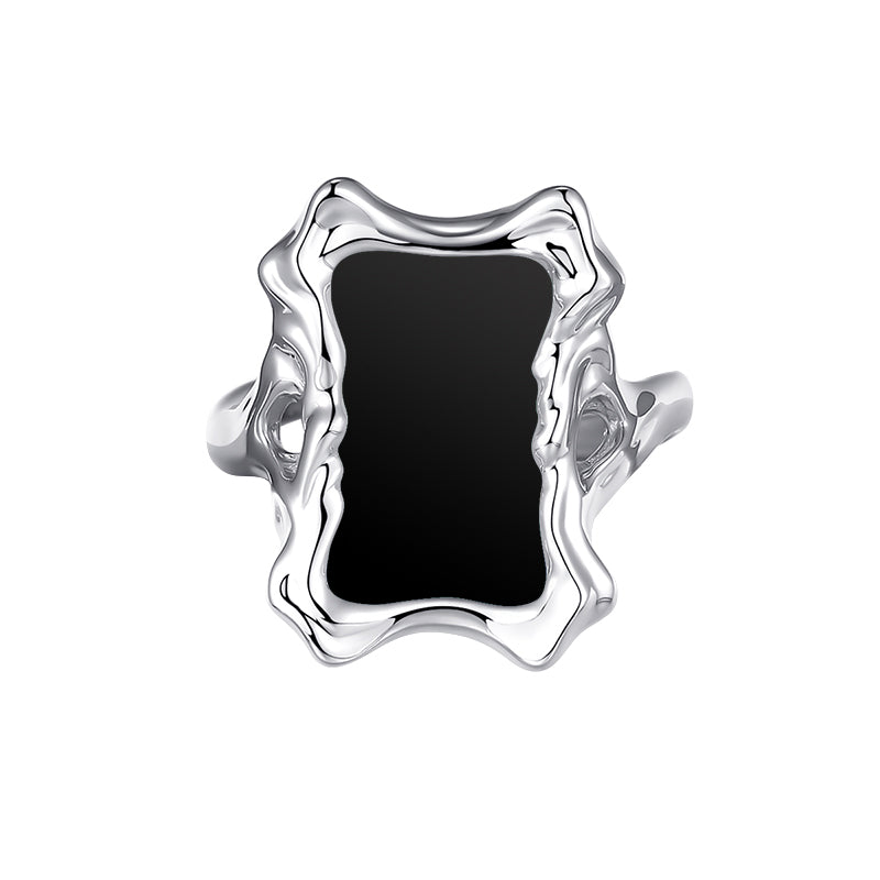 Hard Candy Square Frame Open Ring