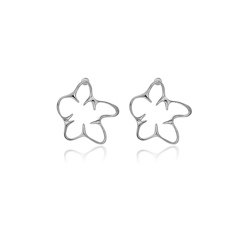 daartemis Flowers with thorn collection small flower drop earrings