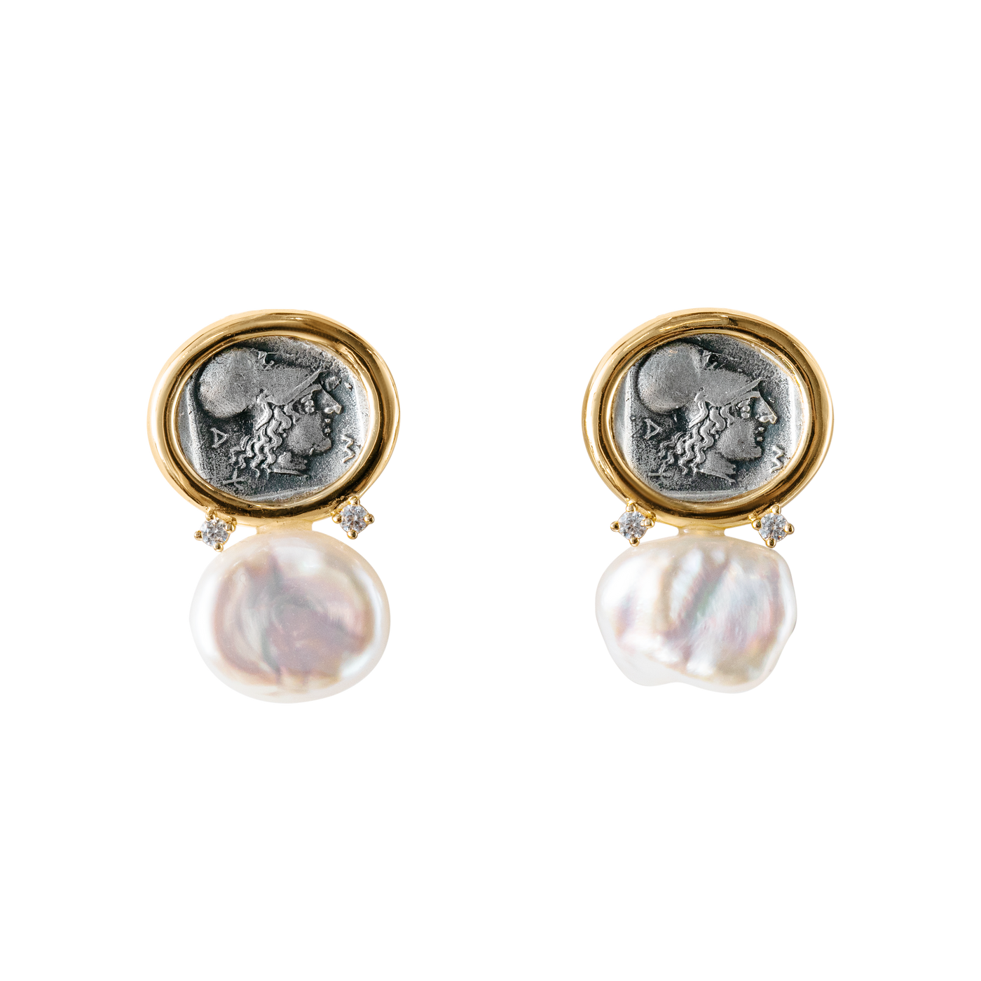Vulcanus Prelude series Athena drop earrings