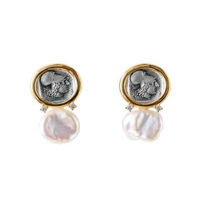 Vulcanus Prelude series Athena drop earrings