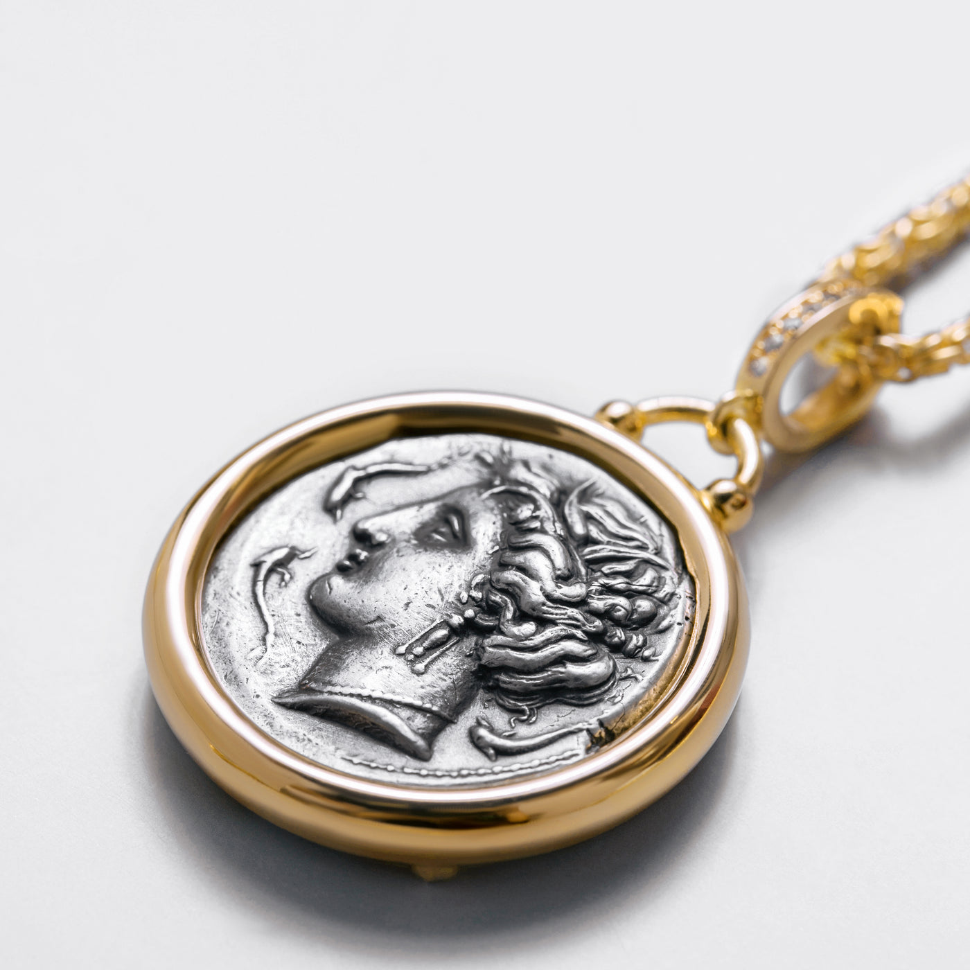 Vulcanus Arethusa Carthage Horse pendant necklace