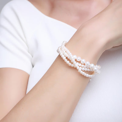COCO Kim Embellished Series Twisted pearl bracelet