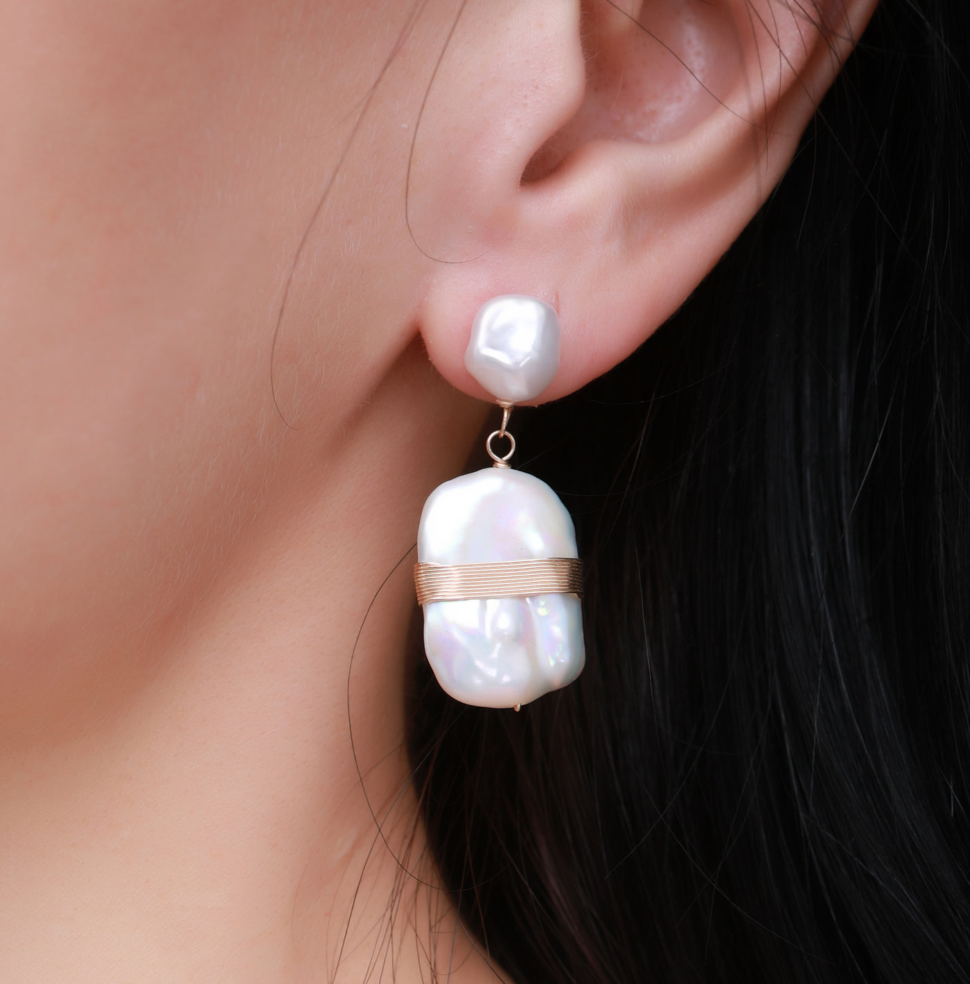 COCO KIM Geometric Series Waist Decorative Sugar Cube Stud Earrings