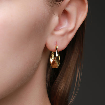 Archibald Twisted hoop earrings
