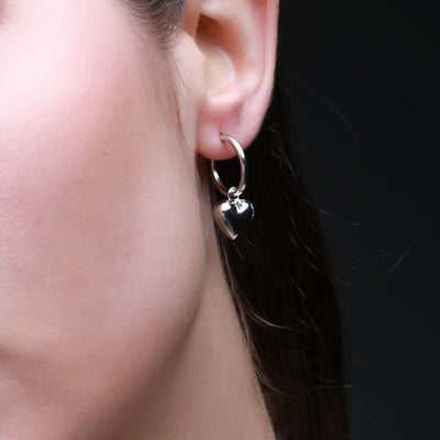 Archibald Heart drop earrings