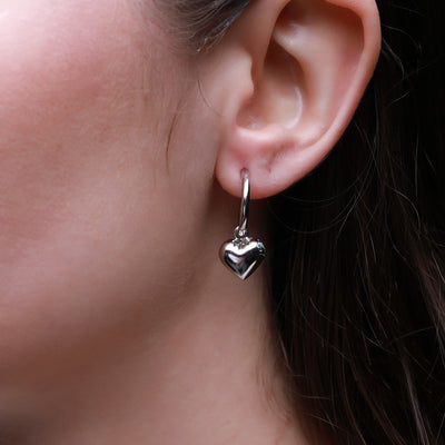 Archibald Heart drop earrings