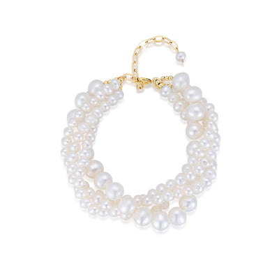 COCO Kim Embellished Series Twisted pearl bracelet