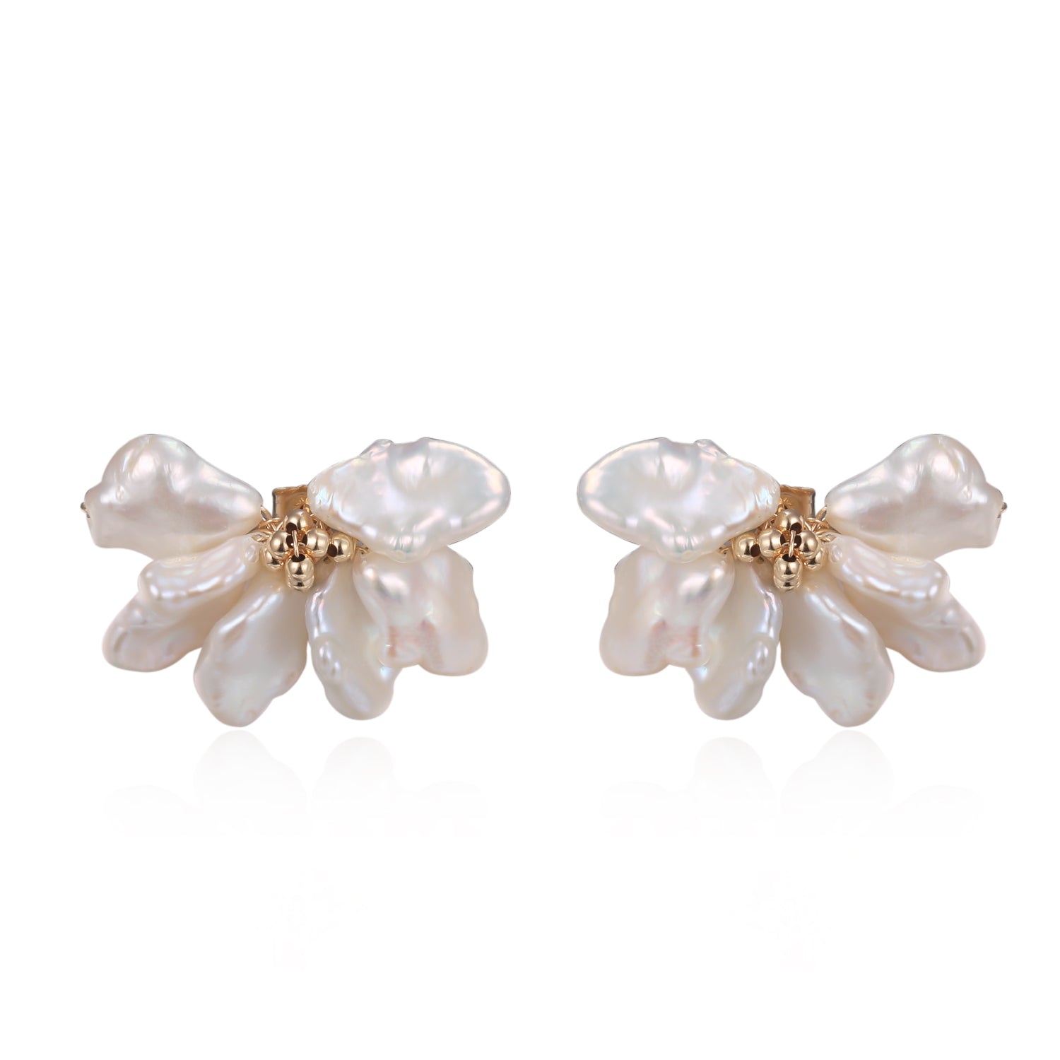 COCO KIM Falling Flower Series Half Flower Earrings – MEEIS