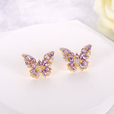 Every Look Butterfly stud earrings